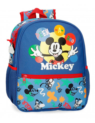 4222241 BACKPACK 33CM. MICKEY PEEK A BOO